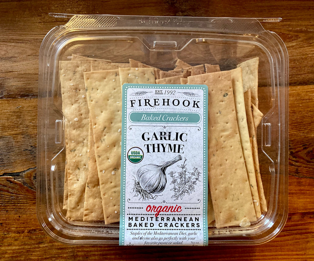 Firehook garlic & Thyme Crackers