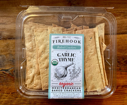 Firehook garlic & Thyme Crackers